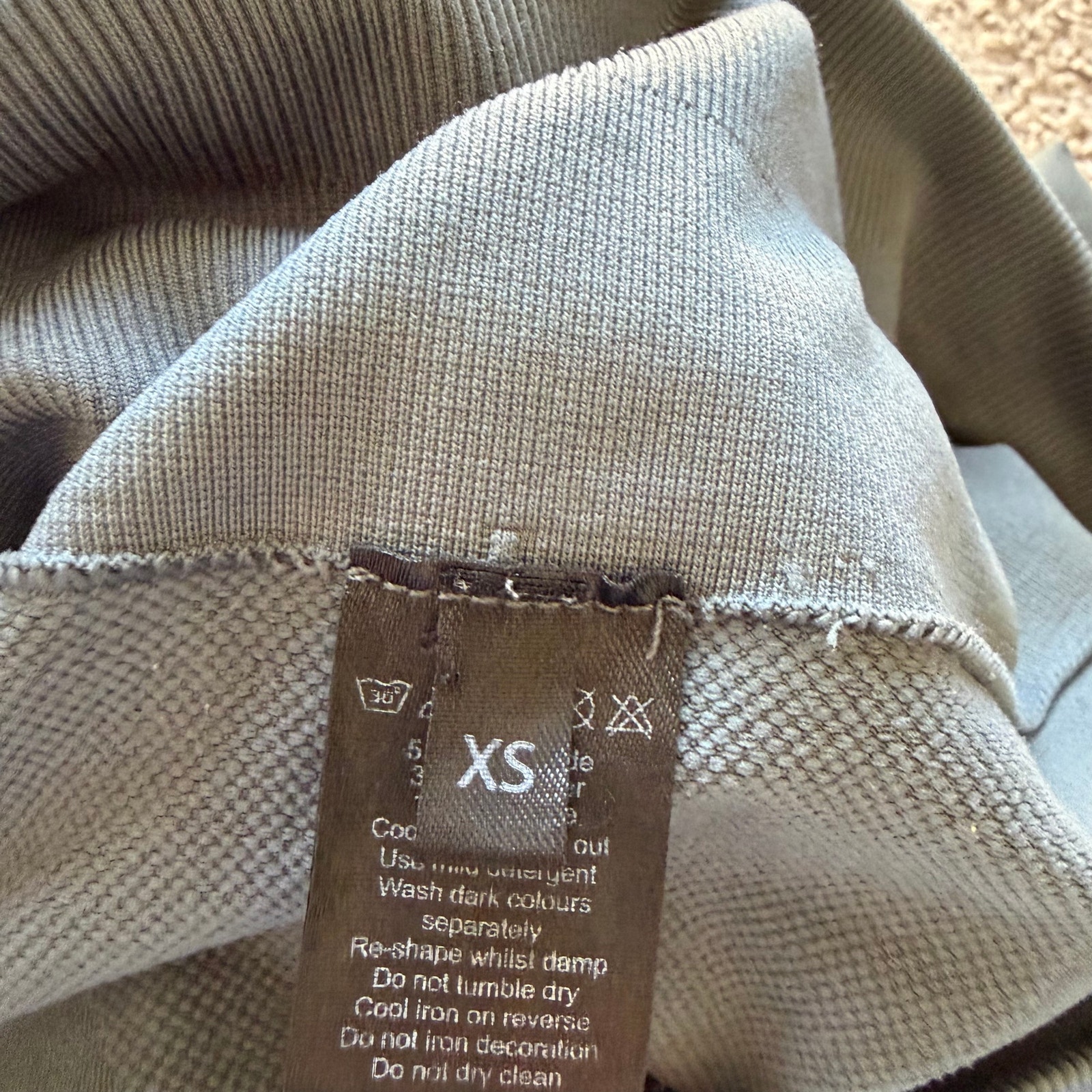 Lot Of Two (2) Alphalete Amplify Leggings Women's Xs Muted Blue Olive Green Read — image 6 of 8